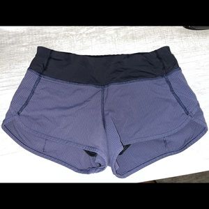Lululemon speed short 2.5in (navy)